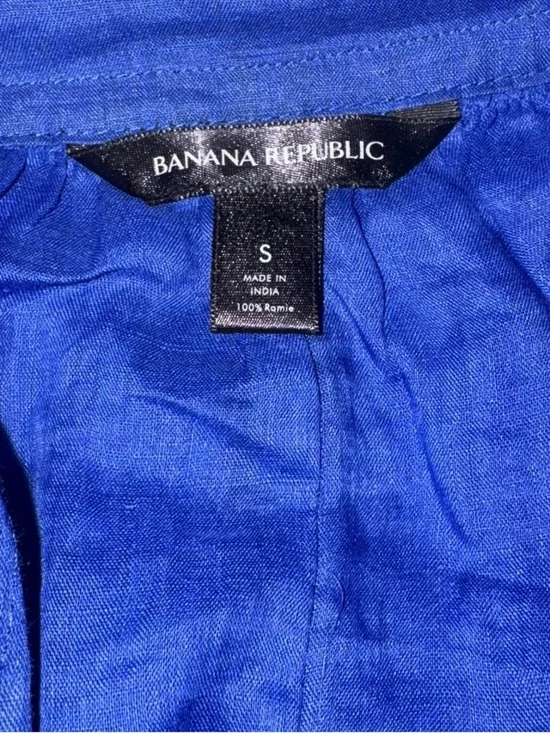 Banana Republic Cobalt Blue Square-Neck Maxi Dress with Tie Waist - Picture 4 of 11